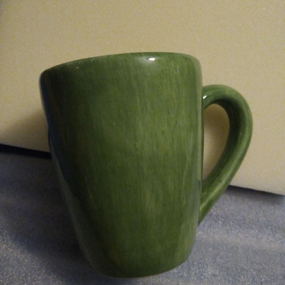 Salute mug Green oversize mug 12oz
